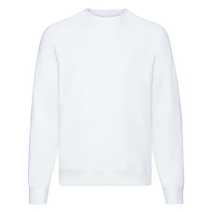 Bluza męska Raglan Sweat Fruit of the Loom - Biały XXL - Bluzy męskie - miniaturka - grafika 1