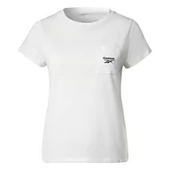 Koszulki i topy damskie - Reebok Koszulka damska RI koszulka, biała, 2XL, biały, XL - miniaturka - grafika 1