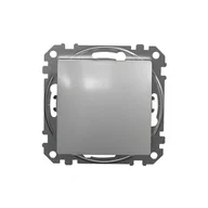 Wyłączniki światła i elektryczne - Łącznik krzyżowy Schneider Sedna Design SDD113107 srebrne aluminium Design &amp; Elements - miniaturka - grafika 1