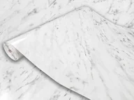 Meble modułowe i akcesoria - Samoprzylepna Okleina Meblowa Carrara Szara Na Szafę Regał Komodę 90x25 - miniaturka - grafika 1