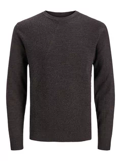 Swetry męskie - Jack & Jones Sweter "Brooklyn" w kolorze jasnobrązowym - grafika 1