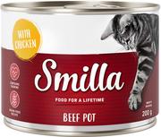 Mokra karma dla kotów - Megapakiet Smilla Puszki z wołowiną, 24 x 200 g - Wołowina z indykiem - miniaturka - grafika 1