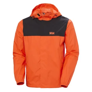 Męska Kurtka HELLY HANSEN VANCOUVER RAIN JACKET 53935_307 – Pomarańczowy - Kurtki męskie - miniaturka - grafika 1