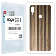 Szkła hartowane na telefon - Folia naklejka skórka strukturalna na TYŁ do Xiaomi Redmi Note 7 -  Drewno Paski Mix - apgo SKINS - miniaturka - grafika 1