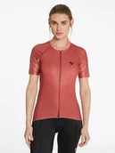 Koszulki sportowe damskie - Ziener Koszulka kolarska "Naiala" w kolorze koralowym - miniaturka - grafika 1