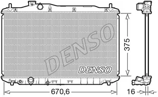 Chłodnica, układ chłodzenia silnika Denso DRM40105 - Układ chłodzenia - akcesoria - miniaturka - grafika 1