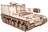 Puzzle - DREWNIANE PUZZLE 3D CZOŁG SAU 212 ZESTAW DO ZŁOŻENIA DIY - miniaturka - grafika 1