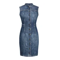 Sukienki - Sukienka damska Guess Denim prosta jeansowa-M - miniaturka - grafika 1