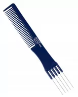 Szczotki i grzebienie do włosów - Ponik's Profesjonalny Grzebień Fryzjerski Do Tapirowania Z Plastikowym Widelcem - miniaturka - grafika 1