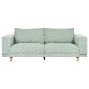 Sofa 3-osobowa sztruksowa zielona NIVALA - Sofy i kanapy - miniaturka - grafika 1