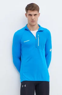Mammut bluza sportowa Aenergy Light kolor niebieski gładka - Bluzy męskie - miniaturka - grafika 1