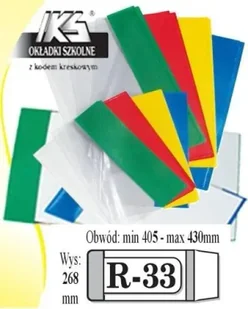 Okładka książkowa regulowana R-33 (10szt) IKS - Dyplomy i okładki - miniaturka - grafika 1