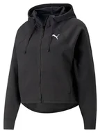Kurtki i kamizelki sportowe damskie - Puma Bluza w kolorze czarnym - miniaturka - grafika 1