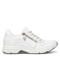 Sneakersy damskie - Sneakersy Rieker 48134-81 Biały - miniaturka - grafika 1