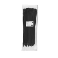 Pozostałe akcesoria sieciowe - Qoltec Opaski Zaciskowe Wielorazowe/Trytytki | 7.2 * 450Mm | Nylon Uv | Czarne - miniaturka - grafika 1