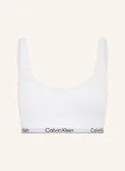 Biustonosze - Calvin Klein Biustonosz Bustier Icon Cotton Modal weiss - miniaturka - grafika 1