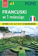 Książki do nauki języka francuskiego - Szybki kurs językowy. Francuski w 1 mc + mp3 w.2 - miniaturka - grafika 1