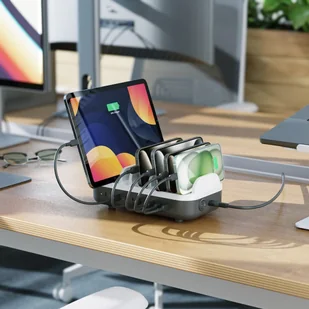 POWERFIN 10 PORT USB-C DESKTOP - Ładowarki i akumulatory - miniaturka - grafika 1