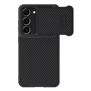 Nillkin Synthetic Fiber S Case etui Samsung Galaxy S23+ pokrowiec osłona na aparat czarne - Etui i futerały do telefonów - miniaturka - grafika 1
