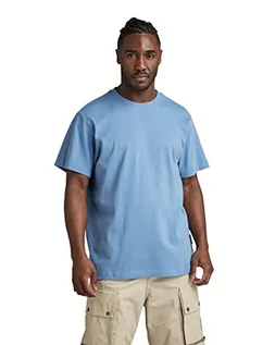 Koszulki męskie - G-STAR RAW Męski T-shirt, niebieski (deep Wave C336-8803), S, niebieski (Deep Wave C336-8803), S - grafika 1