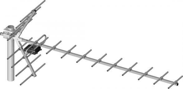 LechPol Antena TV kierunkowa 21-60 Yaga 19-elementów