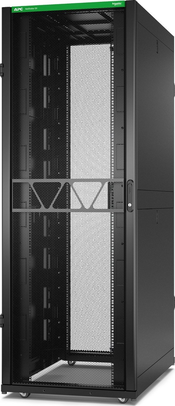 APC NetShelter SX Server Rack Gen 2 45U 2124H x 750W x 1200D mm w/ Sides Black AR3355B2