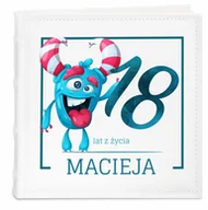 Albumy fotograficzne - Album na zdjęcia z nadrukiem dla niego na 18 urodziny - miniaturka - grafika 1