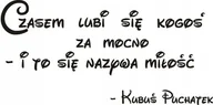 Naklejki na ścianę - Napis na ścianę naklejka 75x38cm wybór koloru Miłość Kubuś Puchatek 126 - miniaturka - grafika 1