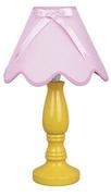 Lampy stojące - Candellux Lampka stołowa nocna ceramiczna żółto-różowa 60W E27 Lola 41-84354 41-84354 - miniaturka - grafika 1
