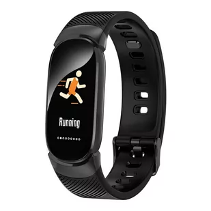 Smartwatch Czarny Qw16 - Smartwatch - miniaturka - grafika 1