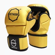 Rękawice bokserskie - Rękawice sparingowe Octagon Kevlar MMA gold - miniaturka - grafika 1