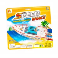 Zabawki do kąpieli - Motorówka Statek Łódka Na Baterie - miniaturka - grafika 1