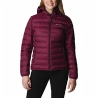 Odzież trekkingowa damska - Kurtka turystyczna puchowa damska Columbia Lake 22 Down Hooded Jkt - miniaturka - grafika 1