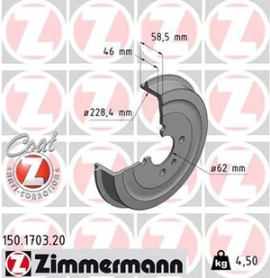BĘBEN HAMULC. BMW 3 E30  82-91 - Bębny hamulcowe - miniaturka - grafika 1