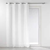 Zasłony - Miękka zasłona wewnętrzna z oczkami (140 x 240 cm) Selena biała, Polycotton - miniaturka - grafika 1