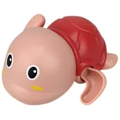 Zabawki do kąpieli - Dla Dzieci Żółwik Pływający Nakręcany Różowy - miniaturka - grafika 1