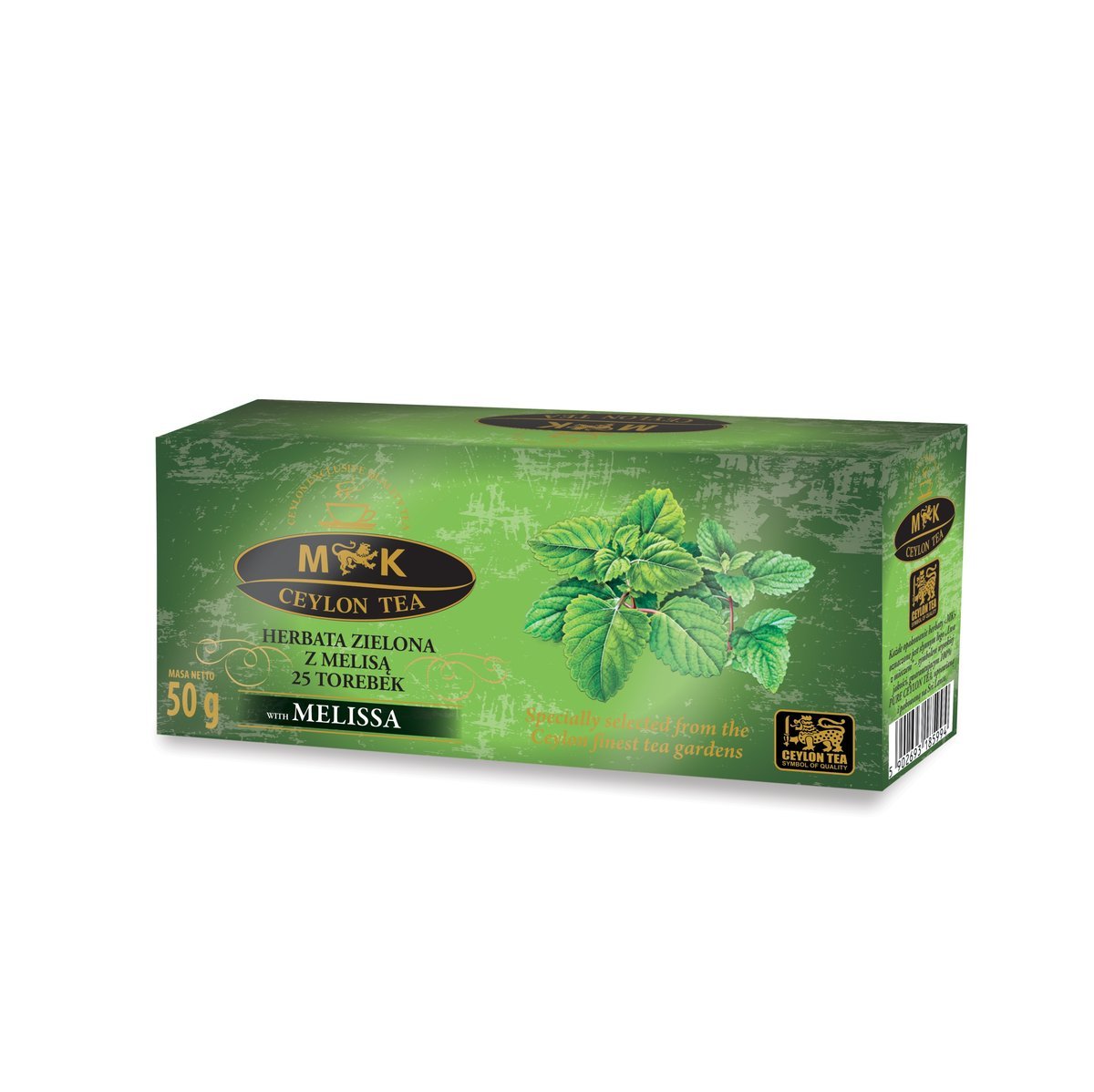 HERBATA ZIELONA Z MELISĄ 25T MK 50G