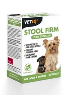 Suplementy i witaminy dla psów - VETIQ Stool Firm Preparat przeciw biegunce 45 tabletek - miniaturka - grafika 1