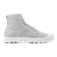 Trampki damskie - Buty Palladium Mid Lp Perf W 95756-073-M szare - miniaturka - grafika 1
