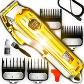 Maszynki do strzyżenia - NAJMOCNIEJSZA maszynka do strzyżenia WŁOSÓW BRODY Kemei trymer na PREZENT V-059 - miniaturka - grafika 1