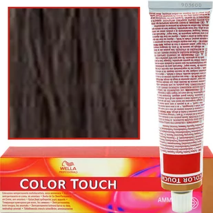 Wella Color Touch Krem Tonujacy bez Amoniaku 4/71 Średni brąz brązowo-popielaty 60ml - Farby do włosów i szampony koloryzujące - miniaturka - grafika 1