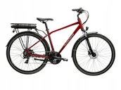 Rowery elektryczne - Rower elektryczny KROSS TRANS HYBRID rozmiar M Czerwony - miniaturka - grafika 1