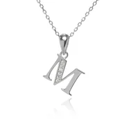 Wisiorki - ankabizuteria.pl Zawieszka srebrna LITERKA- do wyboru A,B,D,E,K,M,N,P - miniaturka - grafika 1
