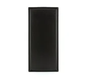 Talerze - Revol EQUINOXE Talerz prostokatny 32,5x15 cm, czarny Cast iron style - miniaturka - grafika 1