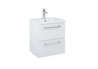 Szafki łazienkowe - Szafka łazienkowa pod umywalkę Roca Roma Plus Compact 50 cm biały połysk A857951806 - miniaturka - grafika 1