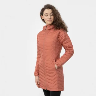 Damski płaszcz puchowy pikowany COLUMBIA Powder Lite Mid Jacket - Płaszcze damskie - miniaturka - grafika 1