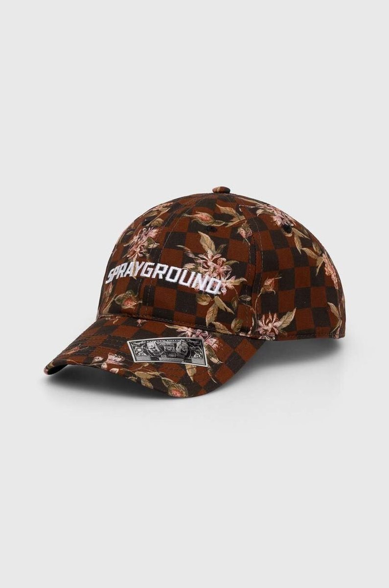 Czapka unisex sprayground cappello sp6630fwr brown brązowy