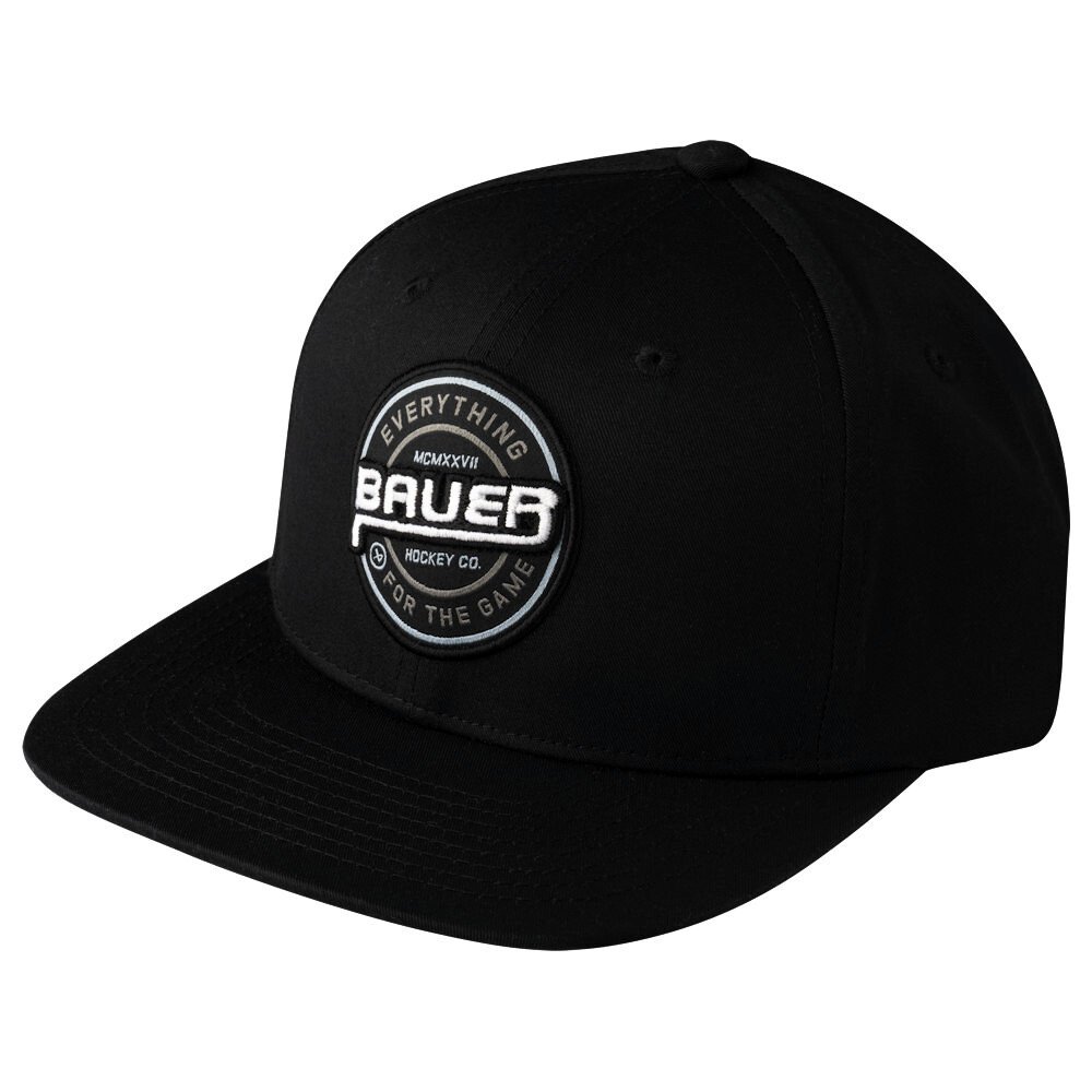 Dziecięca czapka z daszkiem Bauer Twill Snapback Black