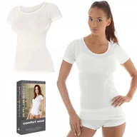 Koszulki i topy damskie - BRUBECK SS11020 koszulka damska T-SHIRT - XL - miniaturka - grafika 1