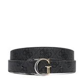 Paski - Pasek Damski Guess BW9325 P6115 Czarny - miniaturka - grafika 1